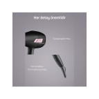 Arzum AR5098 Saloncare Profesyonel Saç Kurutma Makinesi - Siyah - 2200 Watt