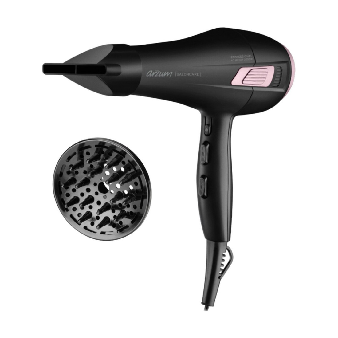 Arzum AR5098 Saloncare Profesyonel Saç Kurutma Makinesi - Siyah - 2200 Watt