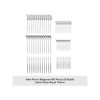 Karaca New Porto Elegance 60 Parça 12 Kişilik Çatal Kaşık Bıçak Takımı