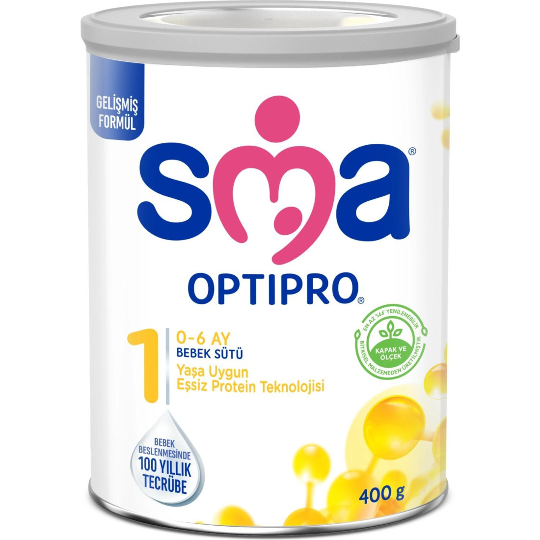 Sma Optipro Probiyotikli 1 400 Gr 0-6 Ay Bebek Sütü