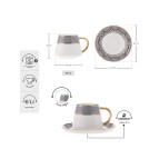 Karaca Globe 6 Kişilik Kahve Fincanı Takımı 80 ml
