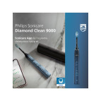 Philips Sonicare Diamond Clean 9000 Şarjlı Diş Fırçası,Seyahat Kabı,Sonicare App - Siyah HX9911/88