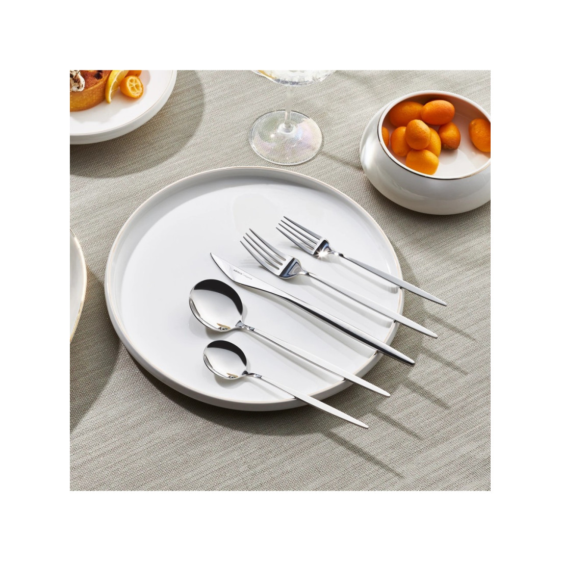 Karaca New Porto Elegance 60 Parça 12 Kişilik Çatal Kaşık Bıçak Takımı