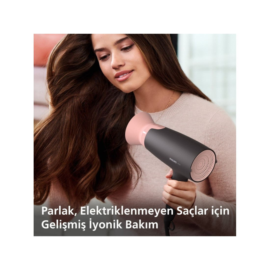 Philips BHD350/06 Thermoprotect Saç Kurutma Makinesi - 2100W, Gelişmiş İyonik Bakım, 6 Isı ve Hız Ayarı