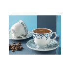 English Home Blatt Porselen 2'li Kahve Fincan Takımı 80 ml Lacivert