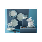 English Home Blatt Porselen 2'li Kahve Fincan Takımı 80 ml Lacivert
