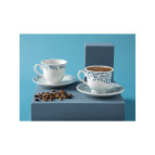 English Home Blatt Porselen 2'li Kahve Fincan Takımı 80 ml Lacivert