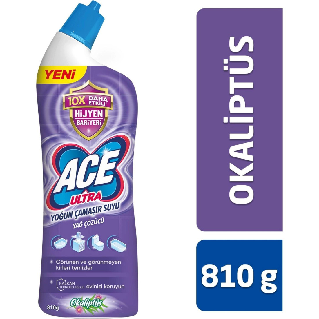 Ace Ultra Yoğun Kıvamlı Çamaşır Suyu Okaliptus 810G