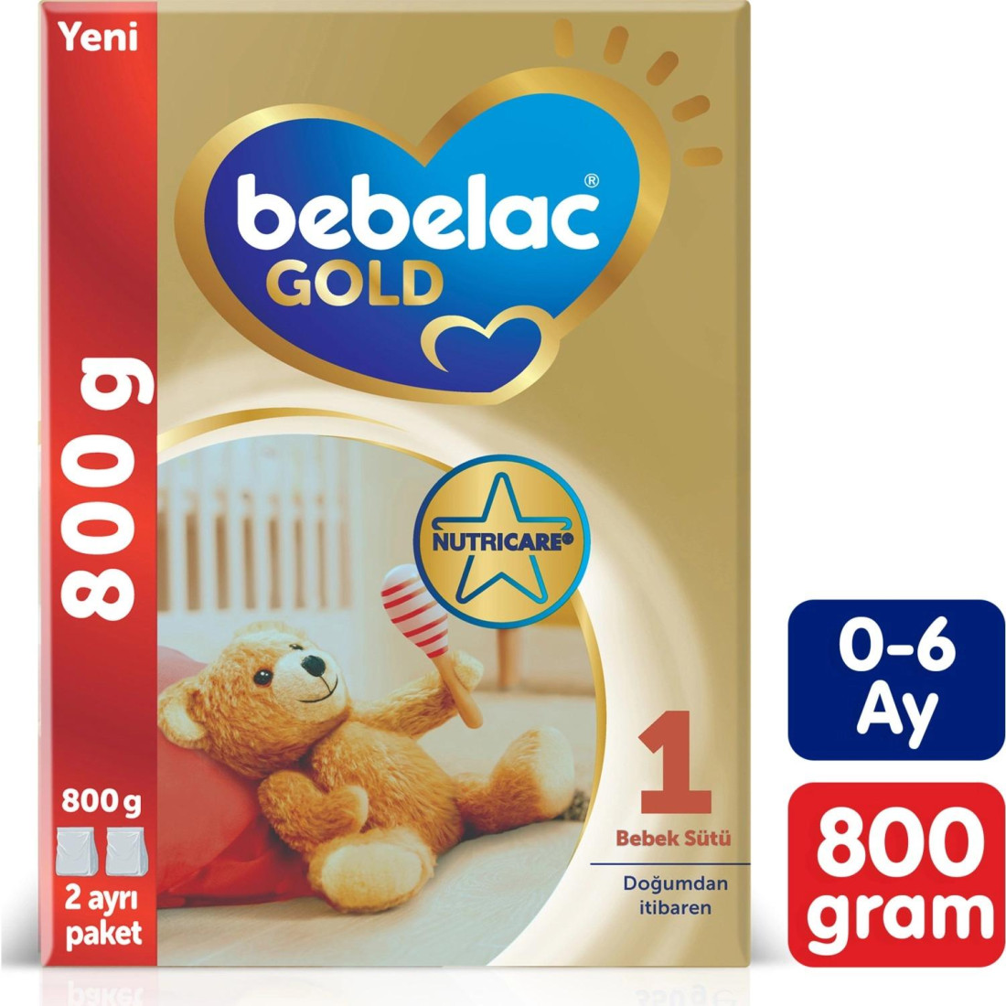 Bebelac Gold 1 Devam Sütü 800 Gr 0-6 Ay