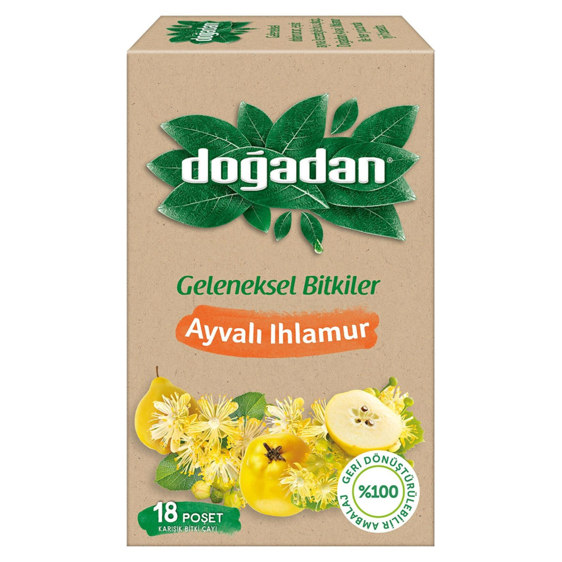 Doğadan Ayvalı Ihlamur Çayı 18'Li 29 G