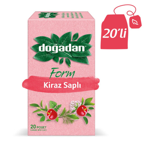 Doğadan Form Çay Kiraz Saplı 20'Lı