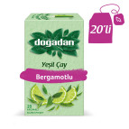 Doğadan Yeşil Çay Bergamot Aromalı 20'Li