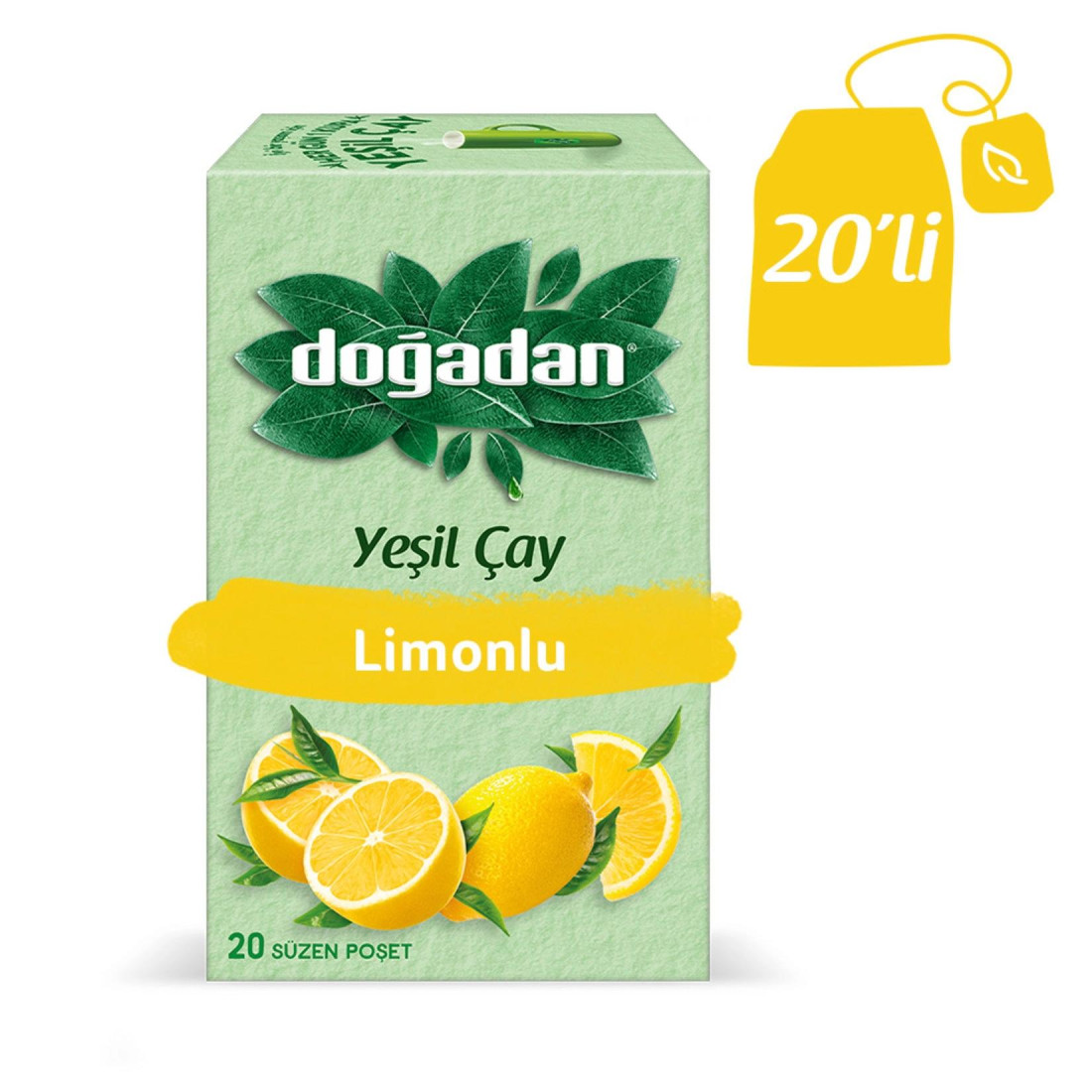 Doğadan Yeşil Çay Limonlu 35 G