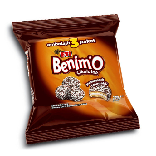 Eti Benimo Çikolatalı Bisküvi 3X80 G