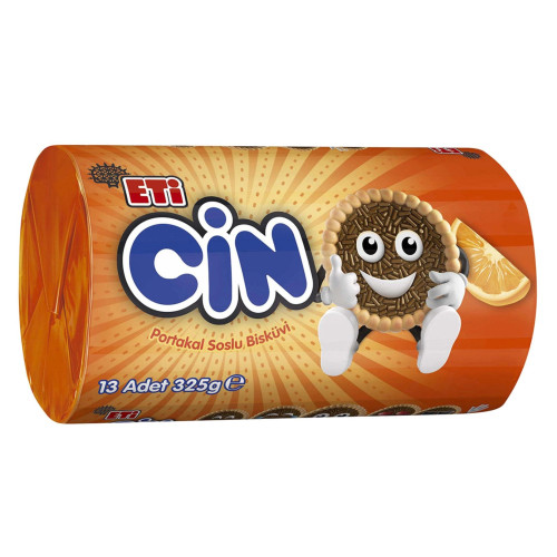 Eti Cin Portakal Jöleli Bisküvi Çoklu Paket 325 G
