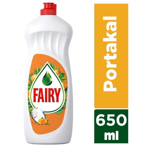 Fairy 650 Ml Sıvı Bulaşık Deterjanı Portakal