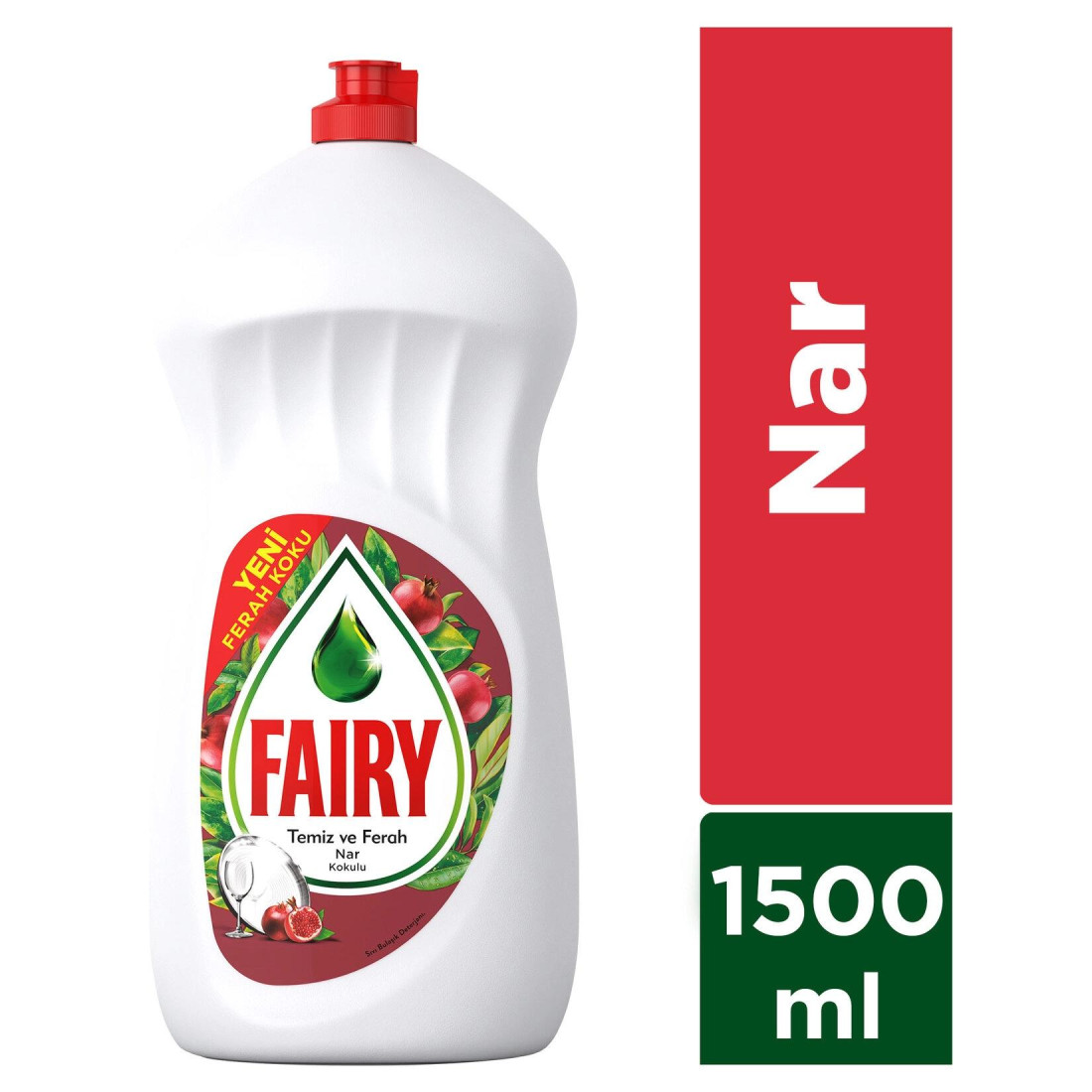 Fairy Temiz ve Ferah Nar Kokulu Elde Yıkama 1.5 L