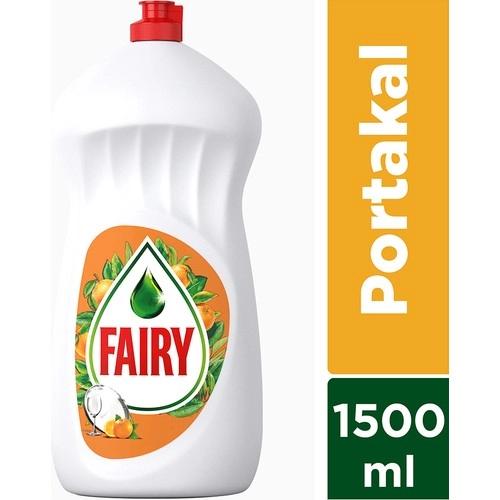 Fairy Temiz ve Ferah Portakal Kokulu Sıvı Bulaşık Deterjanı 1.5 L