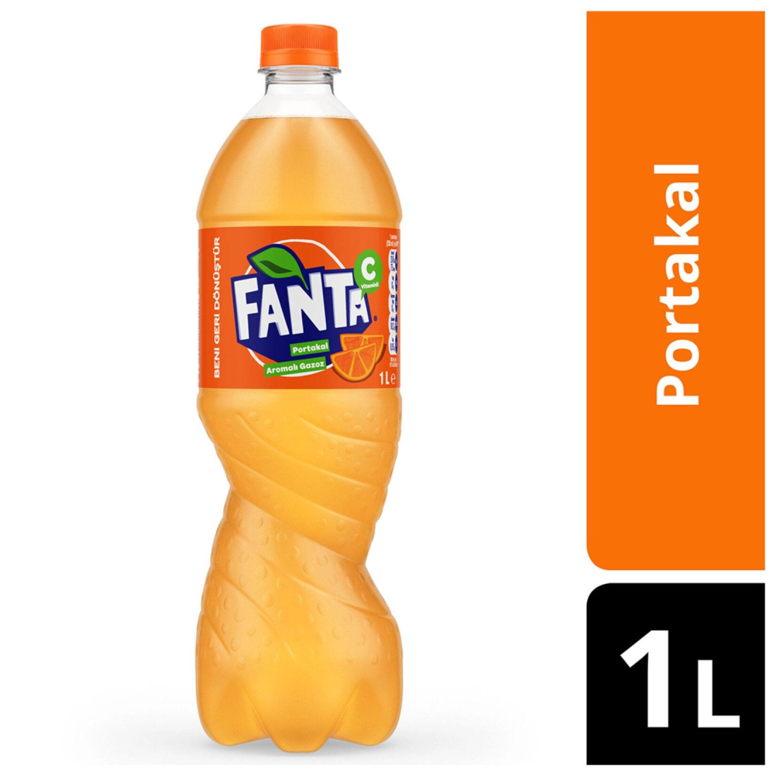 Fanta Portakal Aromalı Gazoz Pet 1 L