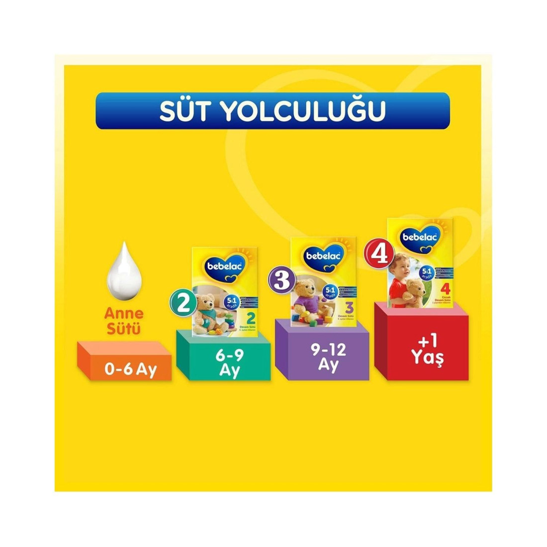Bebelac 4 Devam Sütü 800 Gr 1 Yaşından İtibaren