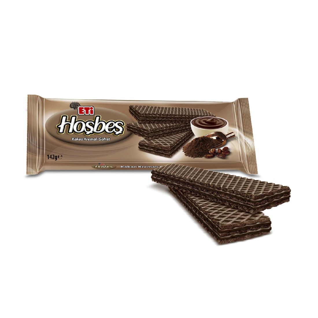 Eti Hoşbeş Kakao Kremalı Gofret 142 G