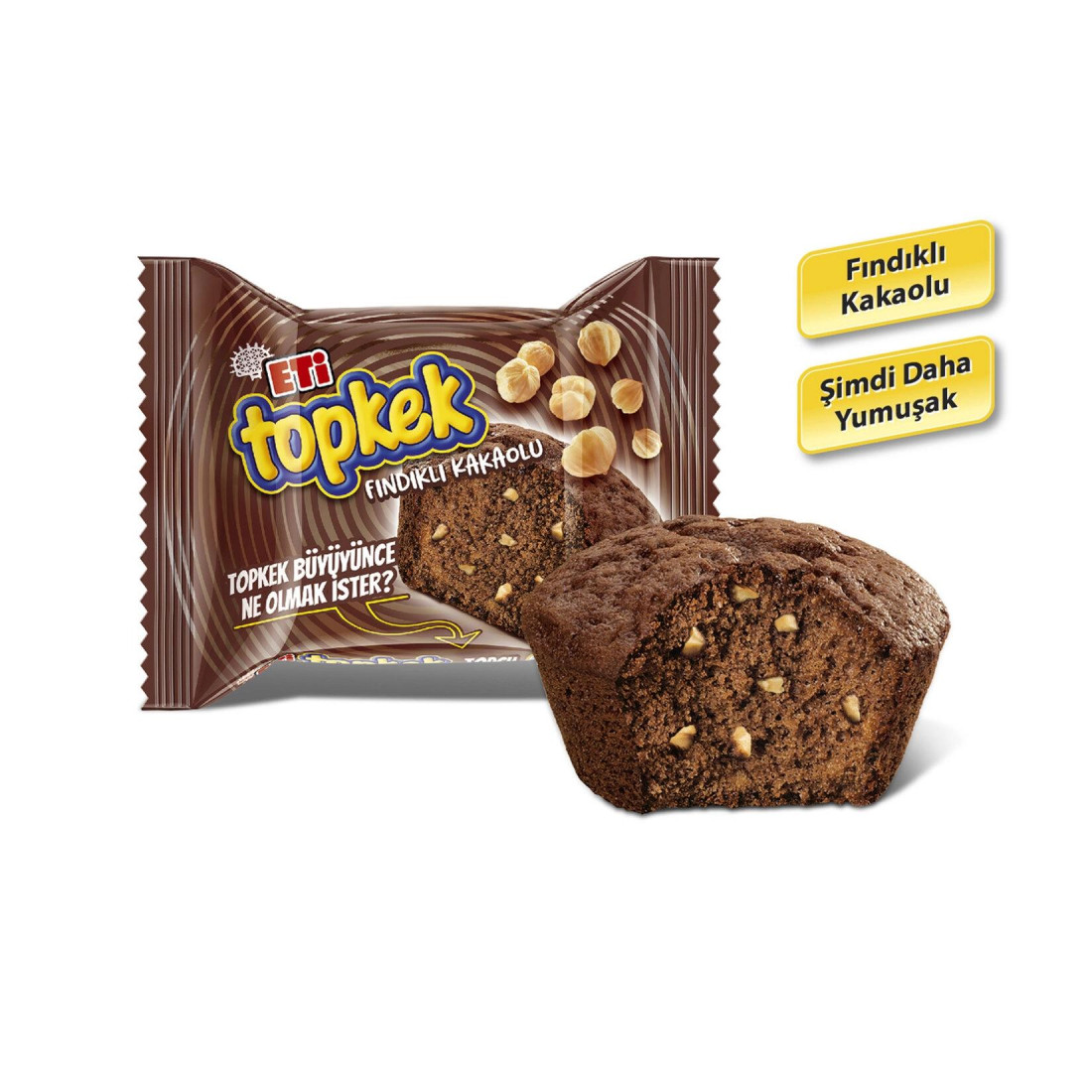 Eti Topkek Fındıklı Kakaolu Kek 35 G