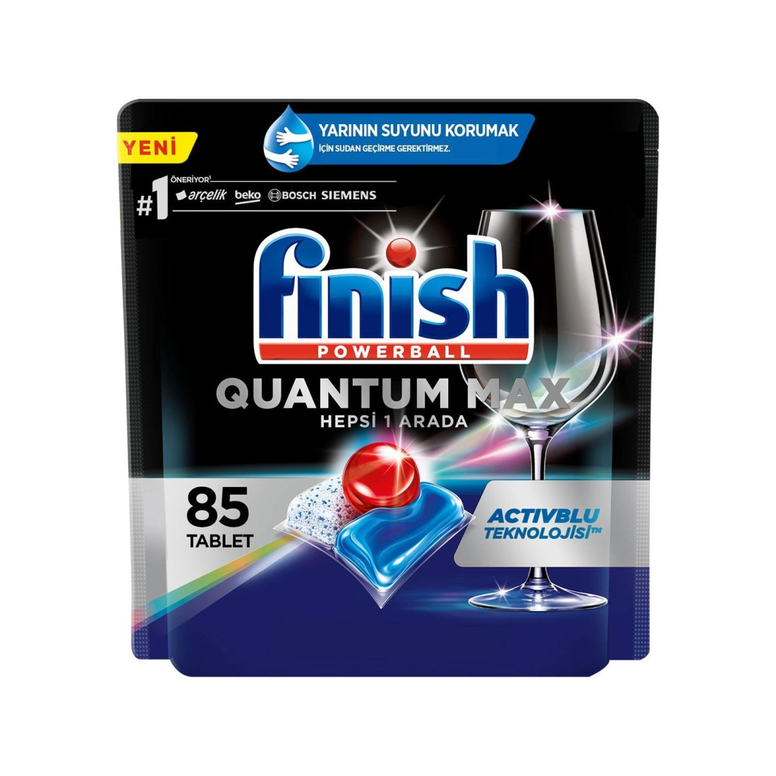 Finish Quantum Max Bulaşık Makinesi Deterjanı Tableti / Kapsülü 85 Yıkama