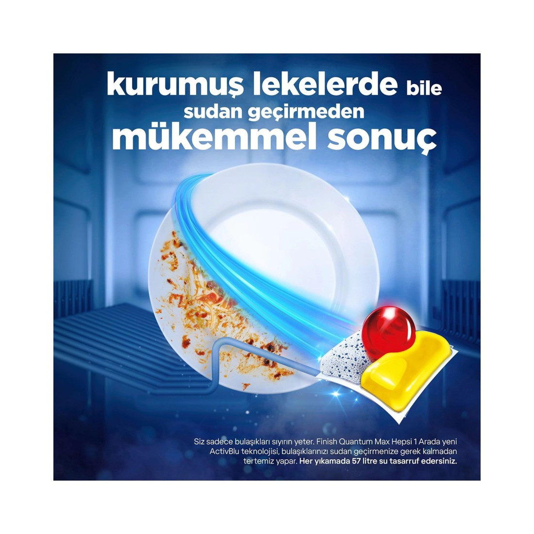 Finish Quantum Max Bulaşık Makinesi Deterjanı Tableti / Kapsülü 85 Yıkama