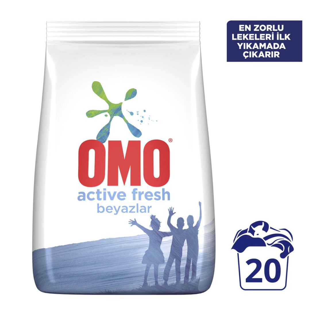 Omo Active Fresh Beyazlar Toz Çamaşır Deterjanı 3 Kg 20 Yıkama