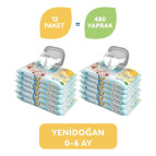 Uni Baby Yenidoğan Islak Mendil 12'Li 480 Yaprak