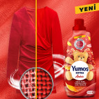 Yumos Extra Konsantre Çamaşır Yumuşatıcısı Renkliler İçin Amber 60 Yıkama 1440 Ml