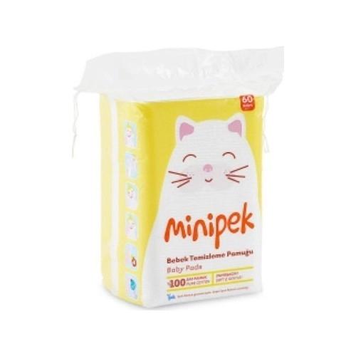 Minipek Bebek Temizleme Pamuğu 60 Li