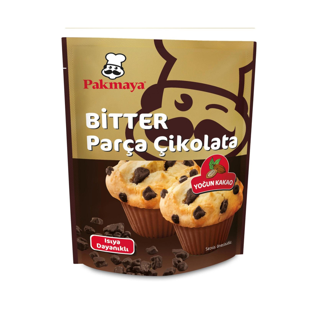 Pakmaya Bitter Parça Çikolata 70 G