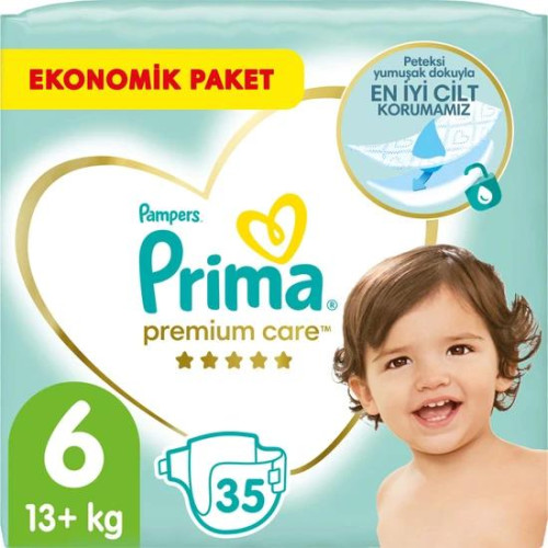 Prima Bebek Bezi Premium Care 6 Numara 35 Adet Eko Paket