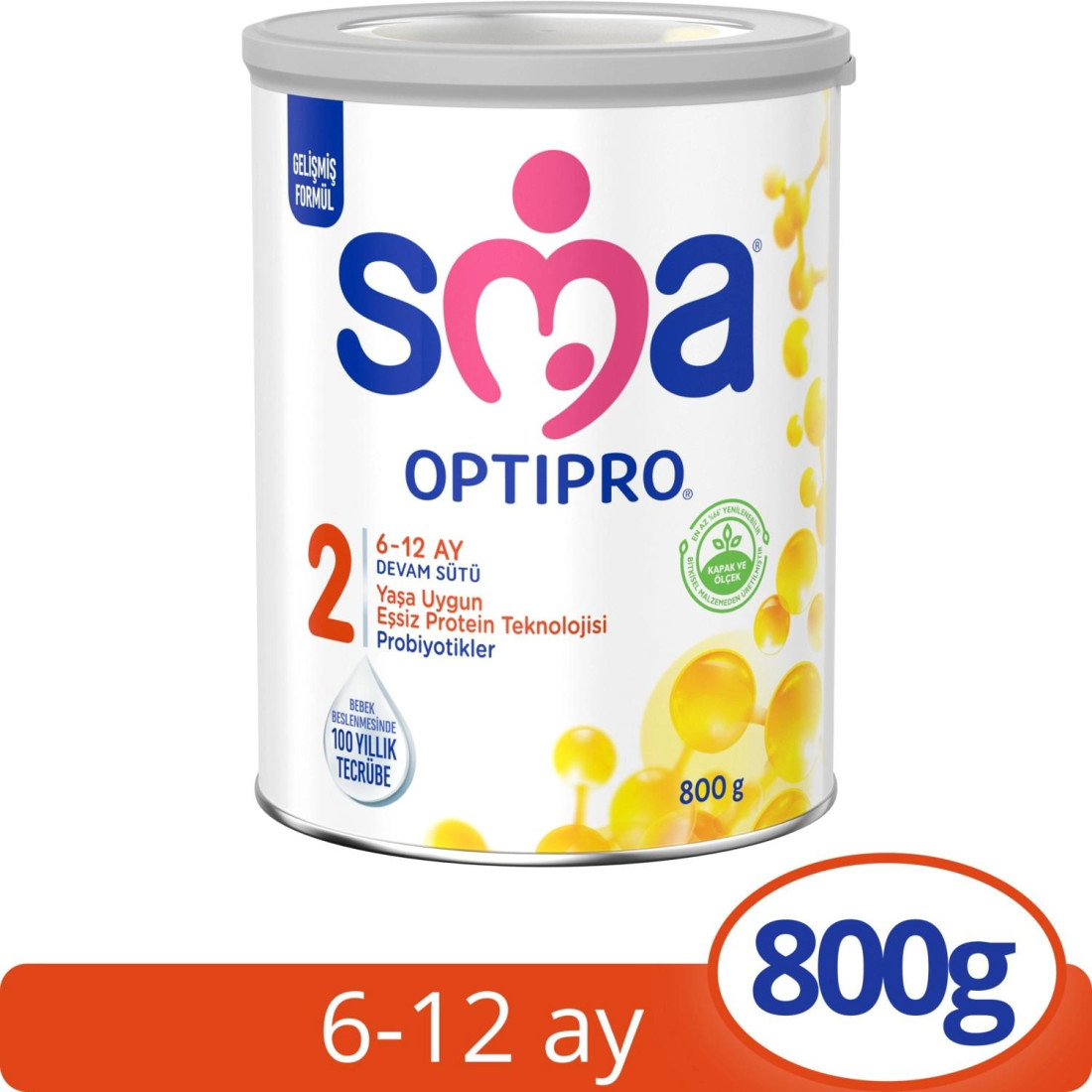 Sma Optipro Probiyotikli 2 800 Gr 6-12 Ay Devam Sütü