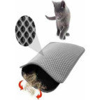 Tineke Elekli Kedi Tuvalet Önü Paspası 60X42 Cm Kedi Paspası Si̇yah