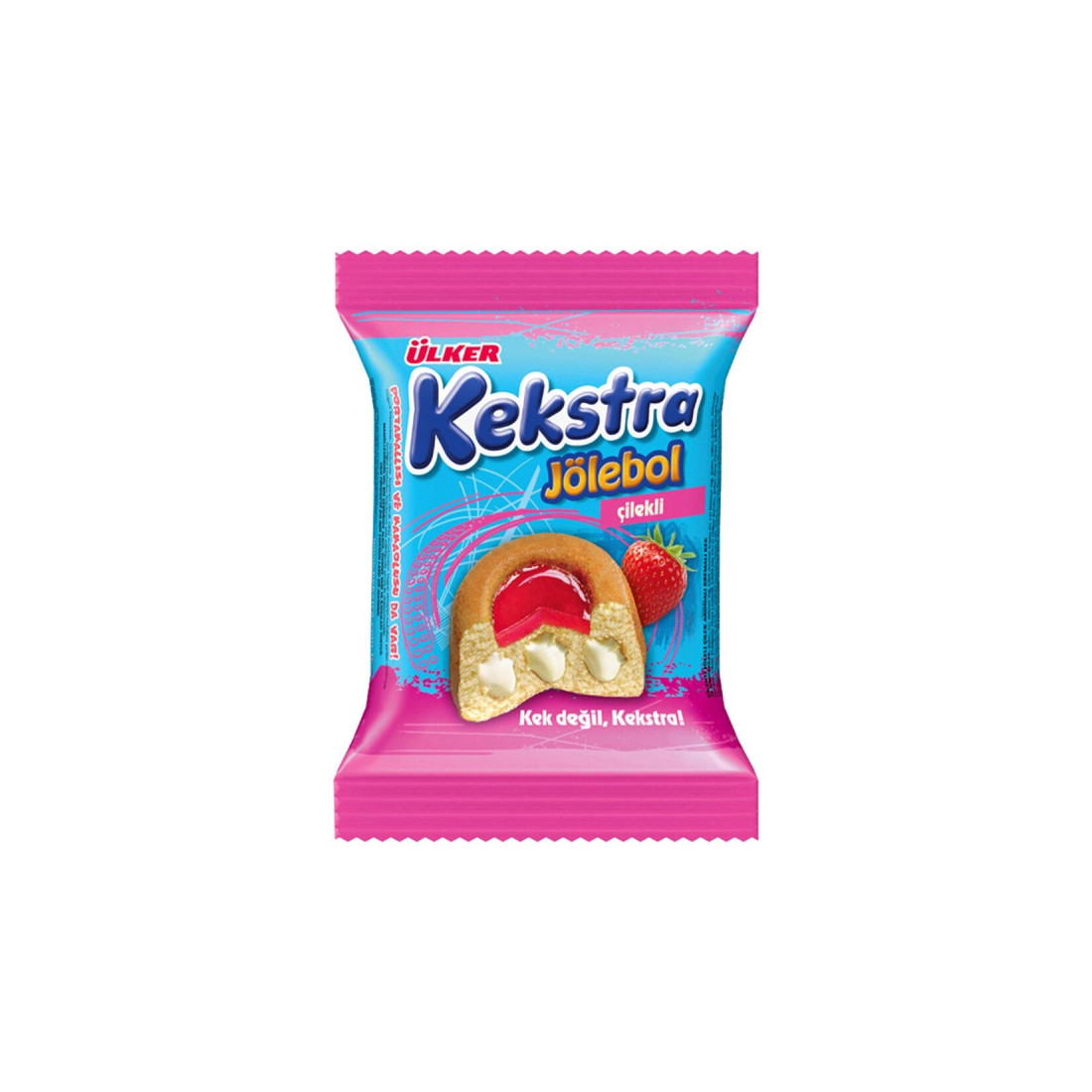 Ülker Kekstra Jölebol Çilekli Jöleli Kek 35 G