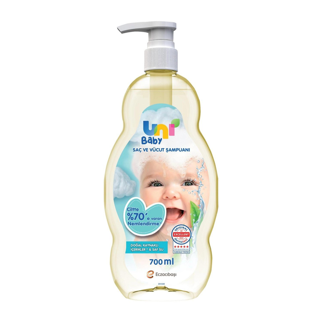 Uni Baby Göz Yakmayan Bebek Şampuanı 700 Ml