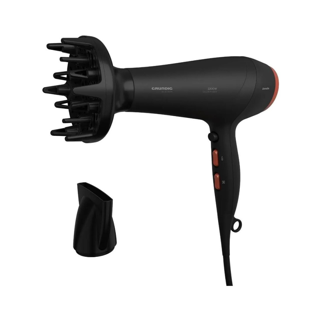 Grundig Hd 6481 Vigo Başlıklı 2200 W Dc Motor Saç Kurutma Ve fön makinesi